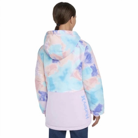Hurley Girls Fleece Lined Snowboard Winter Jacket Size 14/16 - Picture 2 of 8